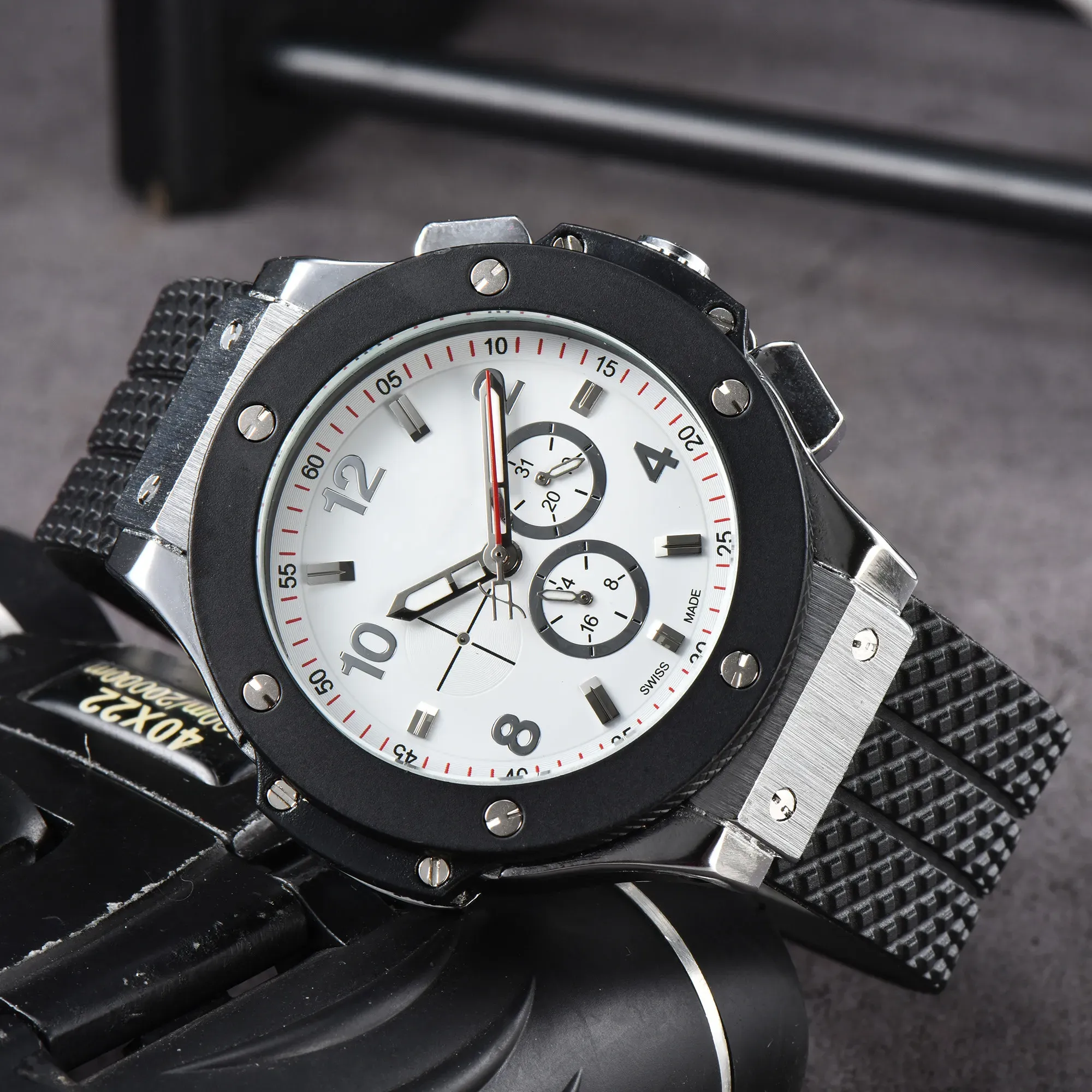 DHgate Mens Yupoo Luxury Automatic Watches Six Hands Business Fashion Precious Metal Watches