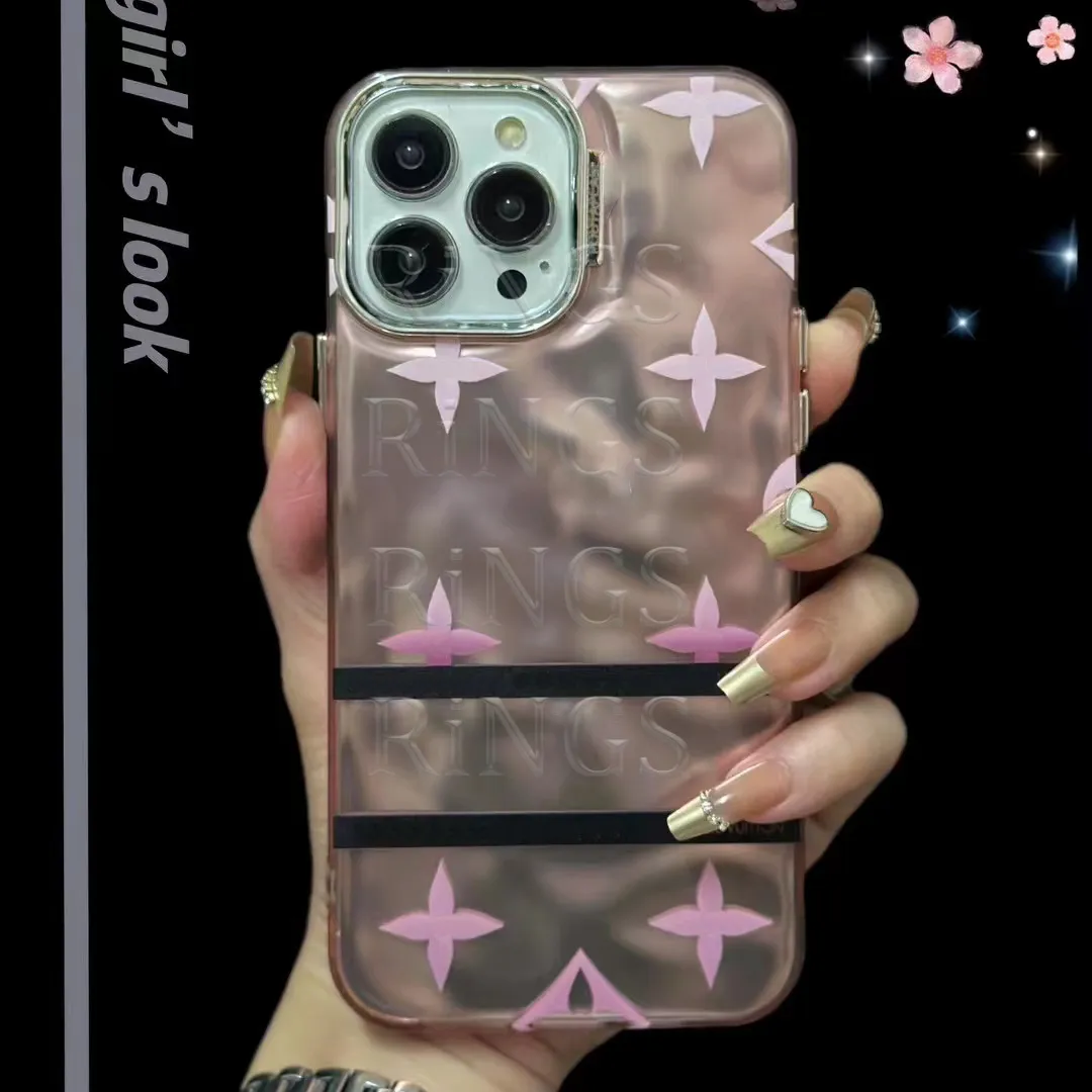 Beautiful iPhone Phone Case 15 14 Pro Max Luxury L Designer Silicone Hi Quality Purse 18 17 16 15pro 14pro 13pro 12pro 13 12 11 Case with Logo Box Mix Order Support