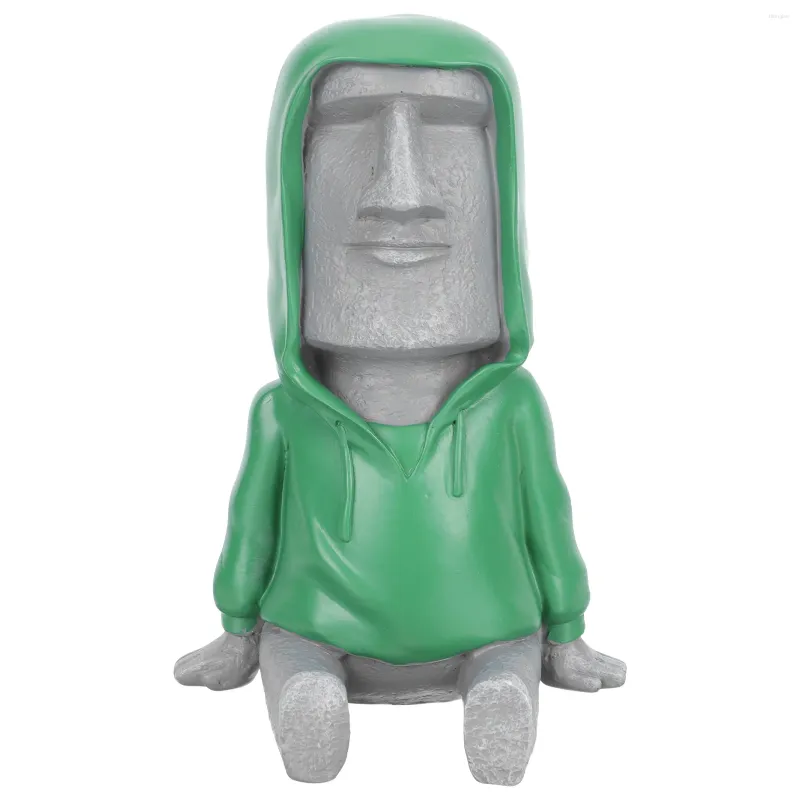 Garden Decorations Resin Easter Island Statues Figurines Staute Household Adornment