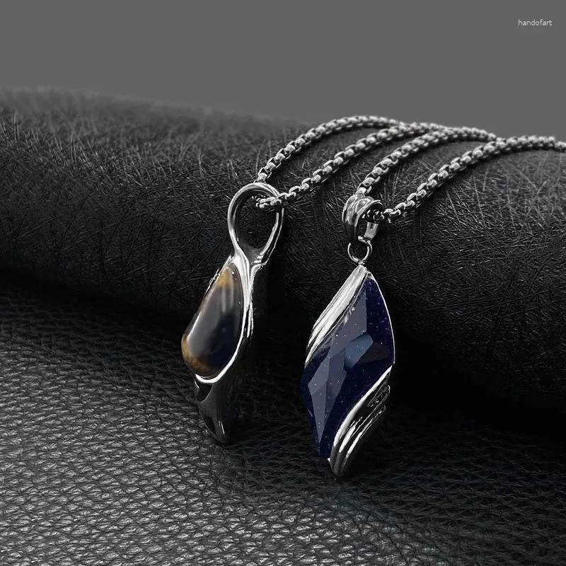 Pendant Necklaces Titanium Steel Men's And Women's Stainless Accessories Fashion Hundred Matching Jewelry
