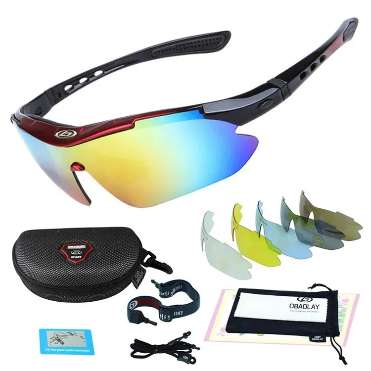 Lentes De Sol Hombre Deportivos WOLFBIKE Polarized Cycling Sun