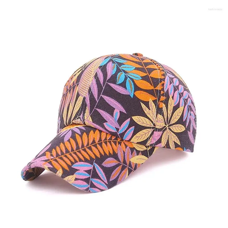 قبعات الكرة الرياضية غير الرسمية Sun Hat Snapback Cap Four Season Cap للنساء يطبعون شارع الشارع يرتدون لعبة البيسبول