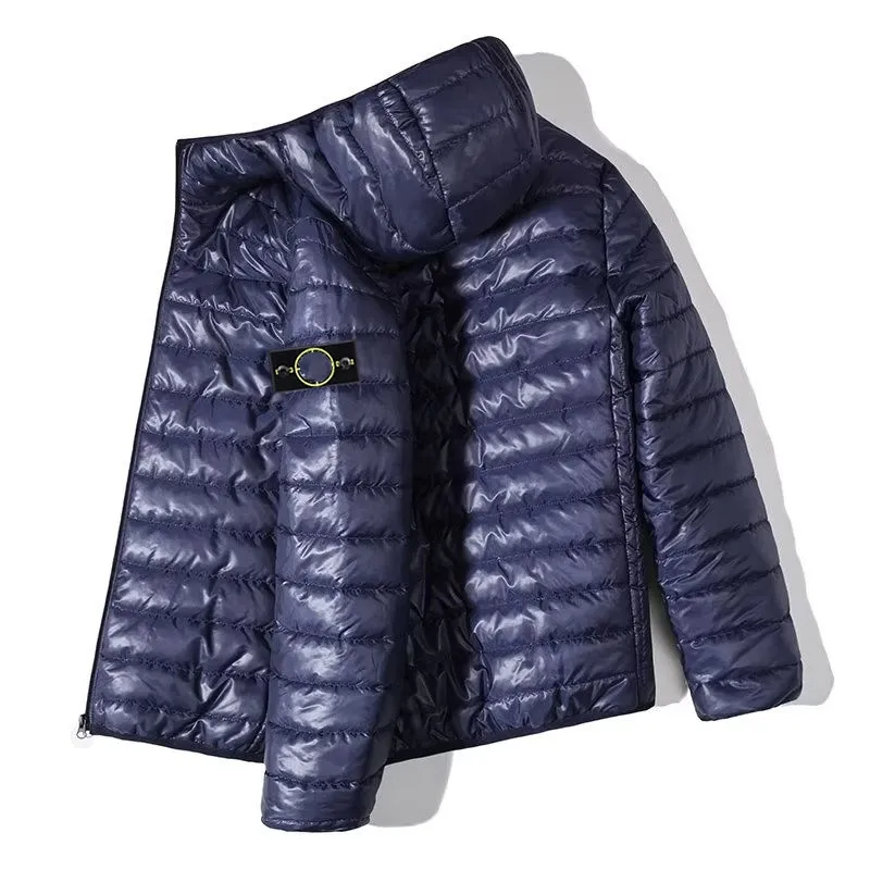 Mens Designer Stone Down Jacket With Cotton Padded Heels Thin Thick And Stylish For Autumn And Winter Zipper Helionic Hooded Down Jacket Included 6c7 From Yl store zdd 35.11 DHgate.Com