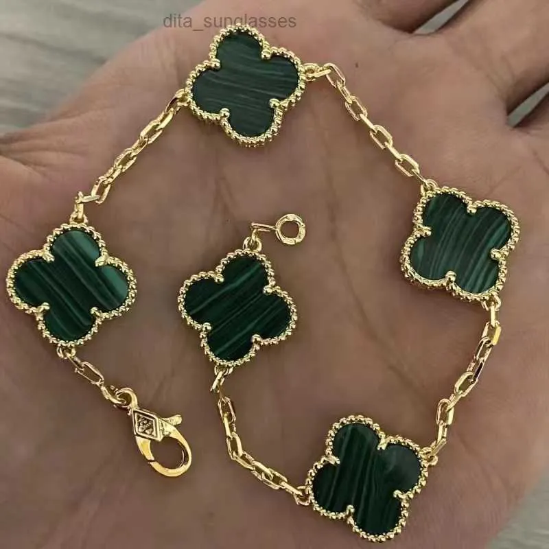 Van Four Leaf Clover Bileklik 925Silver Lüks Marka Tasarımı Van Premium Bayanlar Bilezik