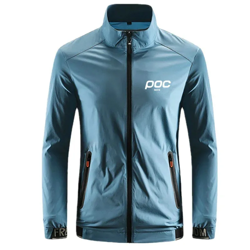 Vestes de cyclisme MOTO POC vestes de cyclisme coupe-vent mince hommes Sports de plein air coupe-vent vtt vêtements de vélo de route veste de vélo légère manteau de vélo 231021