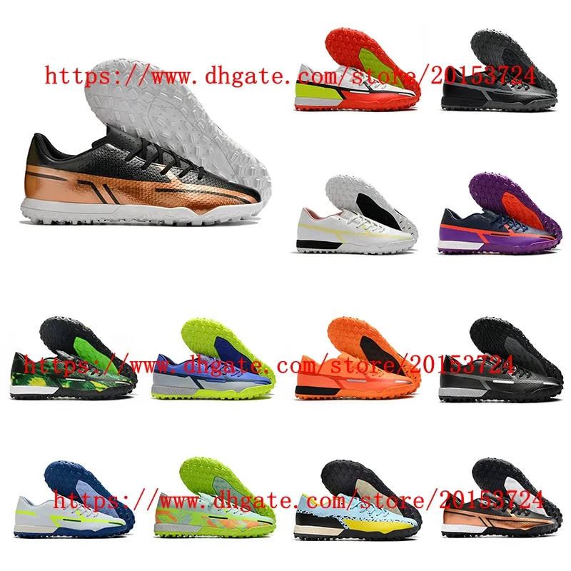 Men fotbollsskor eact Phantom GT2 Pro Tf Cleats Football Boots Firm Ground Crampons de Scarpe da Calcio