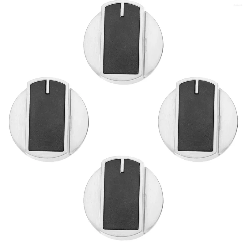 Switch 4pcs Universal Burner Control Knob Gas Stove On-Off Replacement Parts