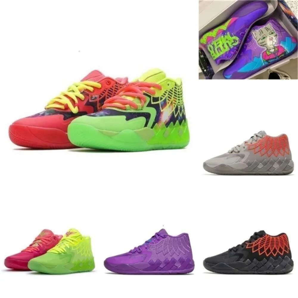 OG Lamelo Sports Buty z butami Lamelos Masna piłka MB01 Męskie buty do koszykówki duże rozmiar 12 Nie stąd czerwony podmuch be you galaxy ufo trampki sportowe i