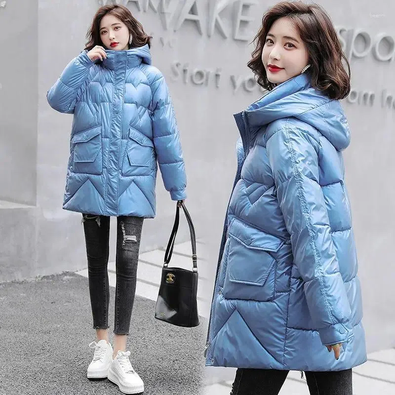 Comprar Chaqueta de invierno para mujer, ropa de abrigo holgada de algodón  para otoño e invierno, versión coreana, novedad de 2023