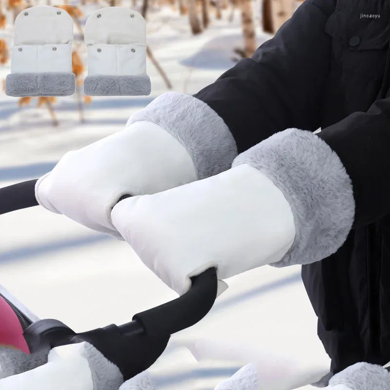 Детали коляски, теплая удобная ручная муфта для зимы, водонепроницаемые ветрозащитные перчатки, одежда для детской коляски