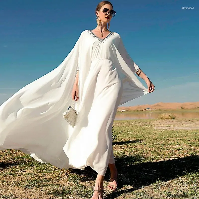 sachin and babi light blue dress In Stock Velvet Caftan Long Length & Customizable Plus Size main image 0