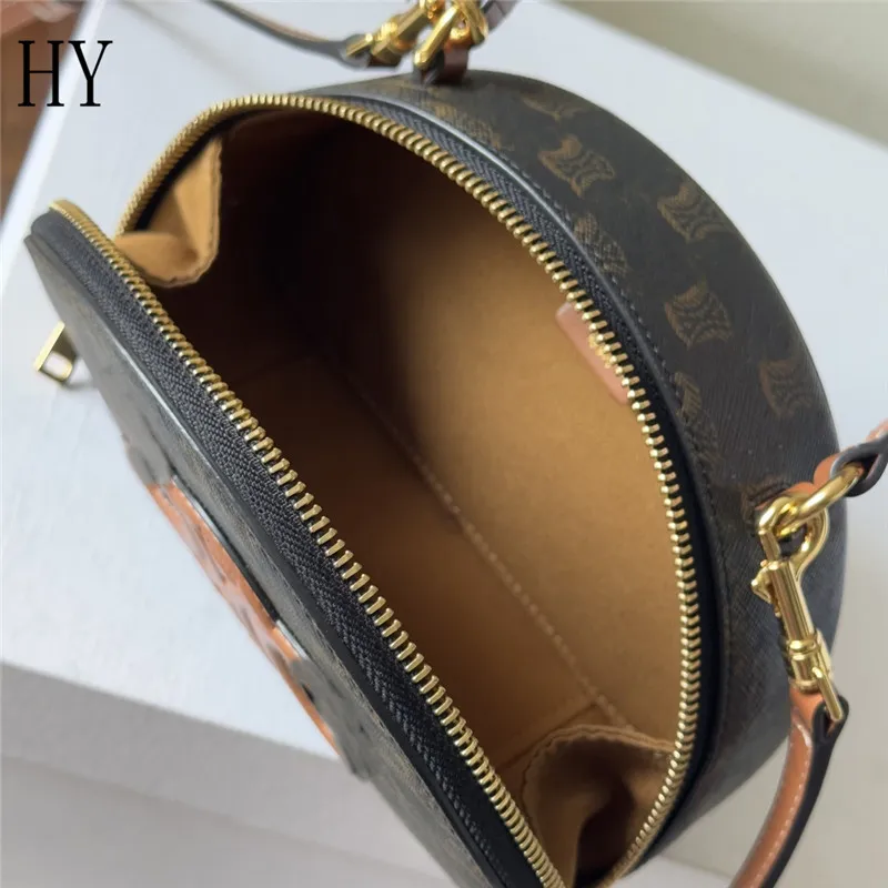 Designer Luxury HALF MOON CASE CUIR CANVAS CALFSKIN 101642 Crossbody Shoulder Bag 7A Best Quality