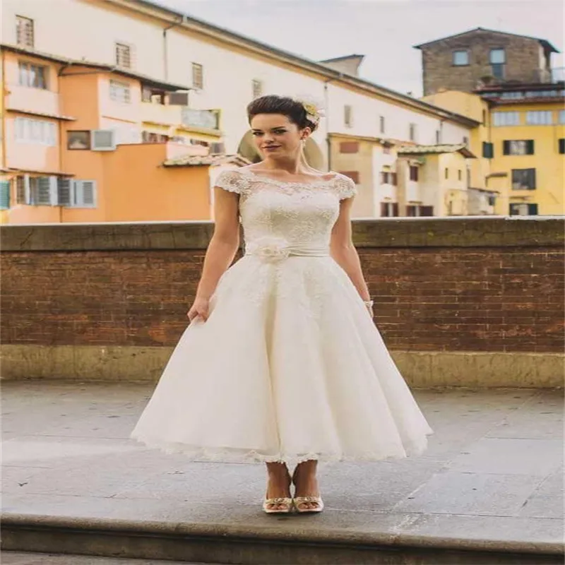 Pinup wedding cheap dress