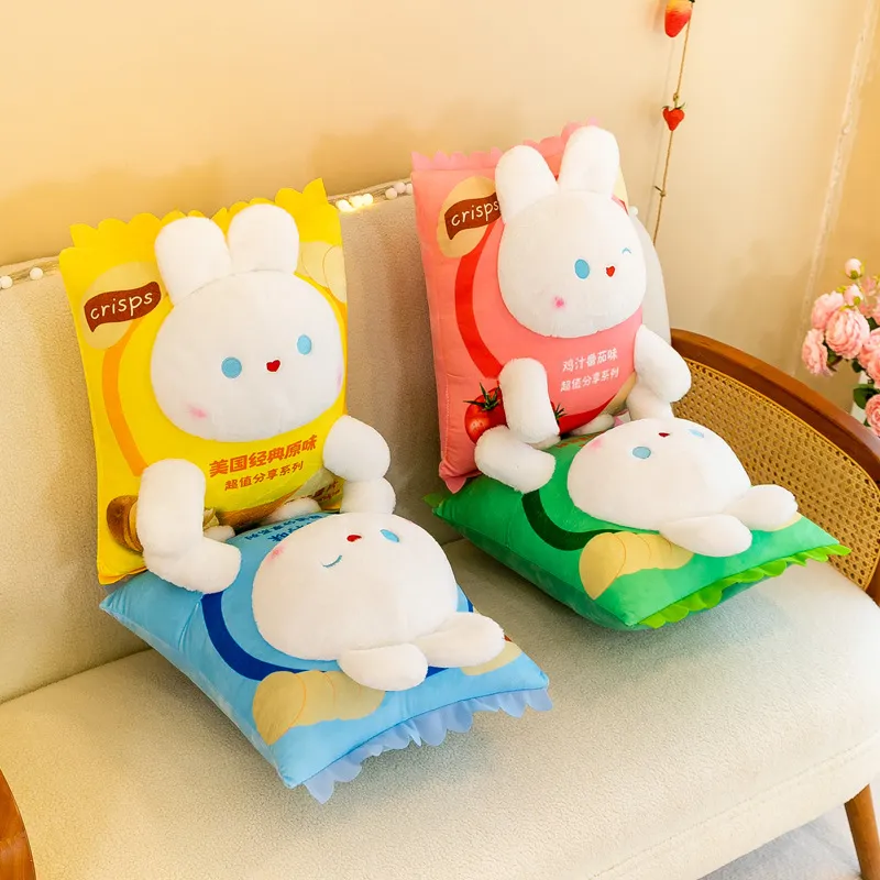 Adorable Potato Chip Rabbit Plush Toy Soft Bunny Cushion, Kawaii Throw  Pillow, Cute Animal Doll, 50cm, Perfect Gift for Kids Adults!