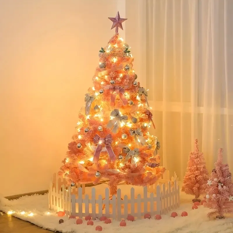 1 Stück, Weihnachtsbaum, Weihnachts-PVC-Weihnachtsbaum, Kirschblüten-Rosa-Baum, Zuhause, Weihnachtsferien, Szenendekoration, Baum, Szenendekoration, Festival-Dekoration