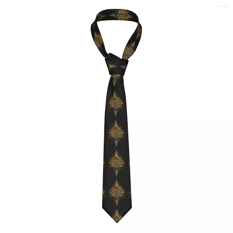 Cravates d'arc Casual Arrowhead Skinny Gold Boho Style Cravate Slim Cravate pour hommes Accessoires Simplicité Party Formelle