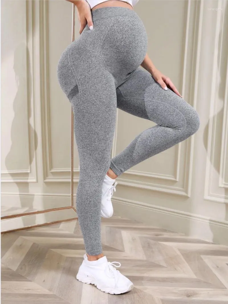 Kobiety legginsy bezproblemowe rajstopy fitness Kobiety Wysokie pary macierzyńskie push up