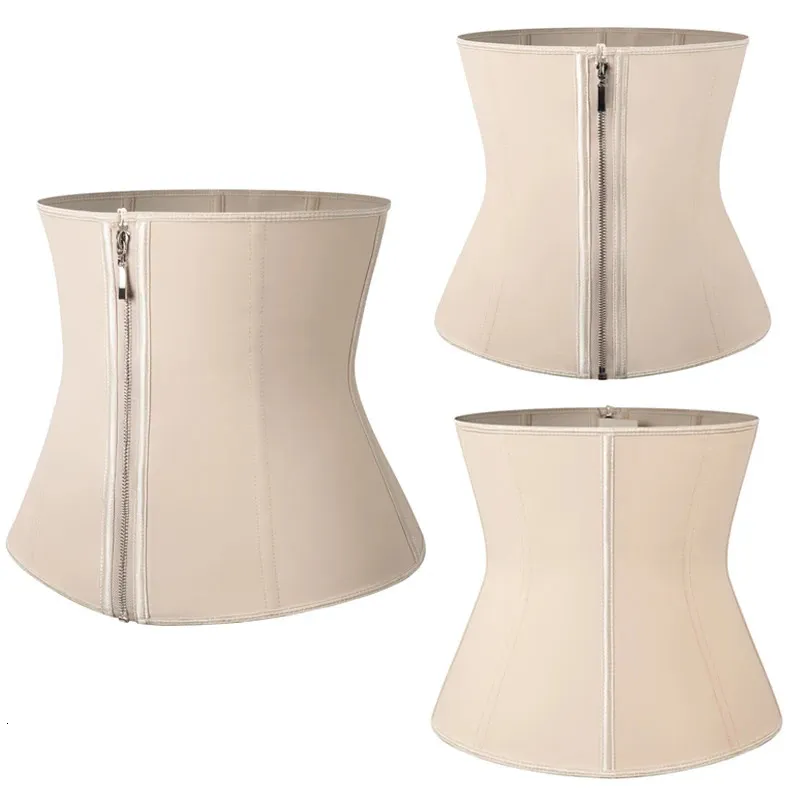 Latex waist waist trainer Corset - Zipper Underbust Body Latex waist waist trainer Corset - Zipper Underbust Body