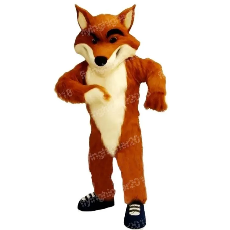 Tuta Intera Da Volpe Per Adulti – Costume Halloween, Cosplay, Pigiama In Pile Morbido Con Cappuccio E Coda, Taglie S-XL