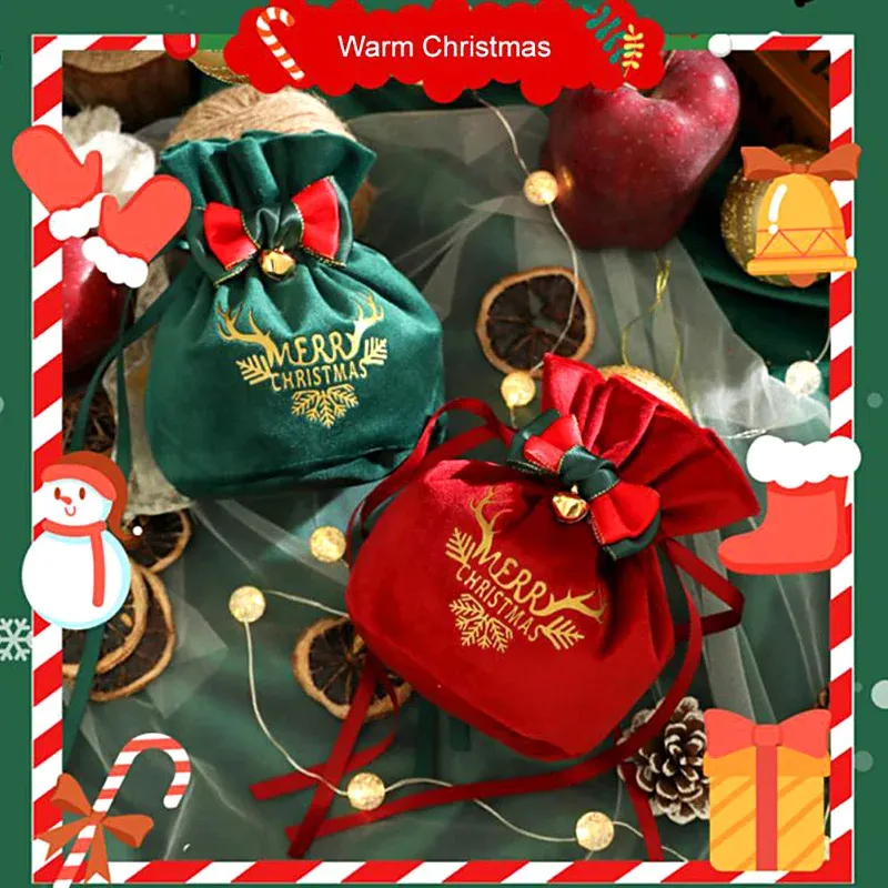 Cloth xmas gift bags sale