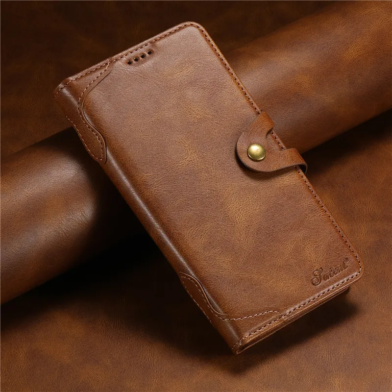 Luxury Magnetic Folio Vogue Phone Case for iPhone 15 Plus 14 13 Mini 12 Pro Max XR XS Retro Full Protective Soft Bumper Multiple Card Slots Leather Wallet Bracket Shell