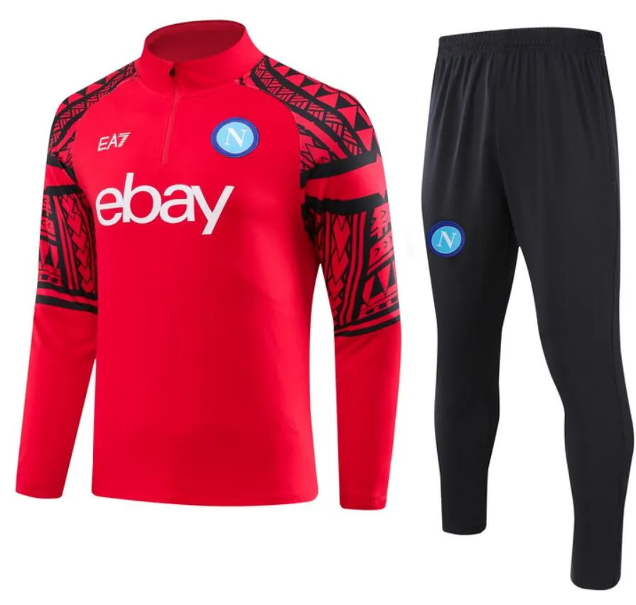 ナポリ サッカー ジャージ 2025 プレマッチ トラックスーツ: ナポリ FC
