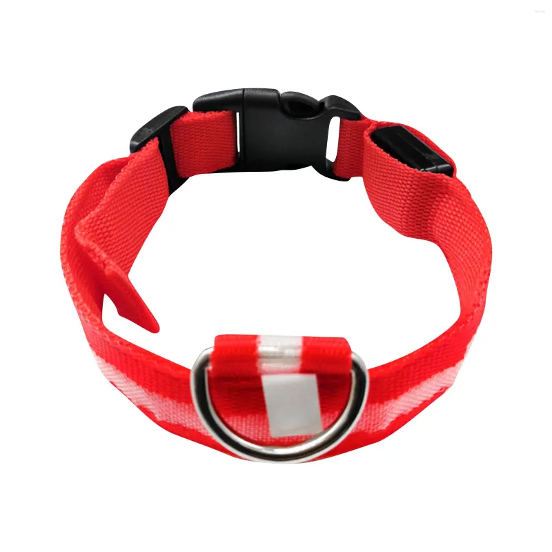 Collier de transport pour chien, sécurité LED, Rechargeable par USB, lumineux pour animaux de compagnie, colliers avec sangle en Nylon, produits pour animaux de compagnie, Labrador #30