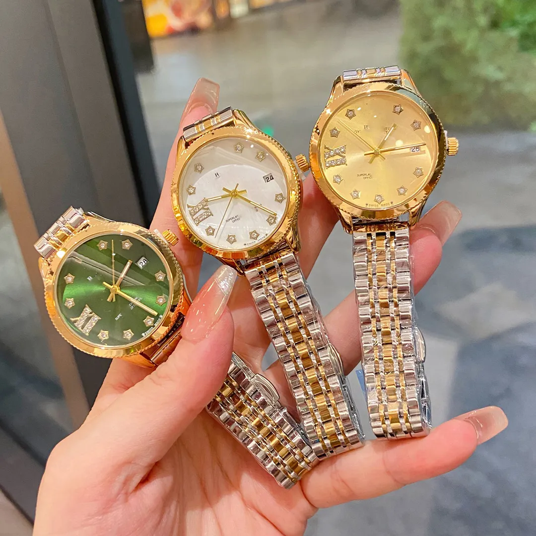 horloge Designer horloge Luxe horloges herenhorloge Diamanten ontworpen DinnerTravel Wear Materialen van hoge kwaliteit Staal Maat 35 mm Optionele geschenkdoos zeer goed