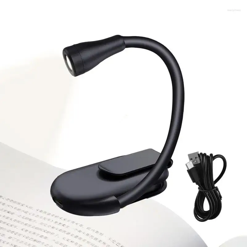 Nachtverlichting Leeslamp Boek Voor In Bed LED Oplaadbaar Klein lichtgewicht clip-on licht