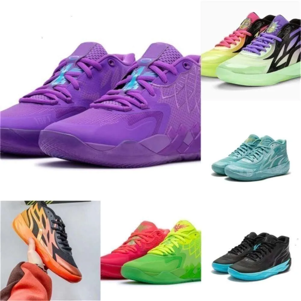 Lamelo Shoes With Shoe Box Ball Lamelo Mb02 Mb1 Rick Morty Basketball