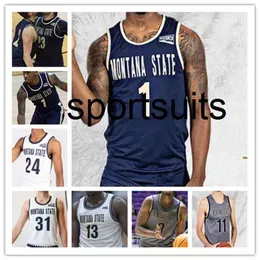 College Montana State Basketball Jersey Xavier Bishop Jubrile Belo Amin Adamu Raequan Battle Abdul Mohamed Tyler Patterson Great