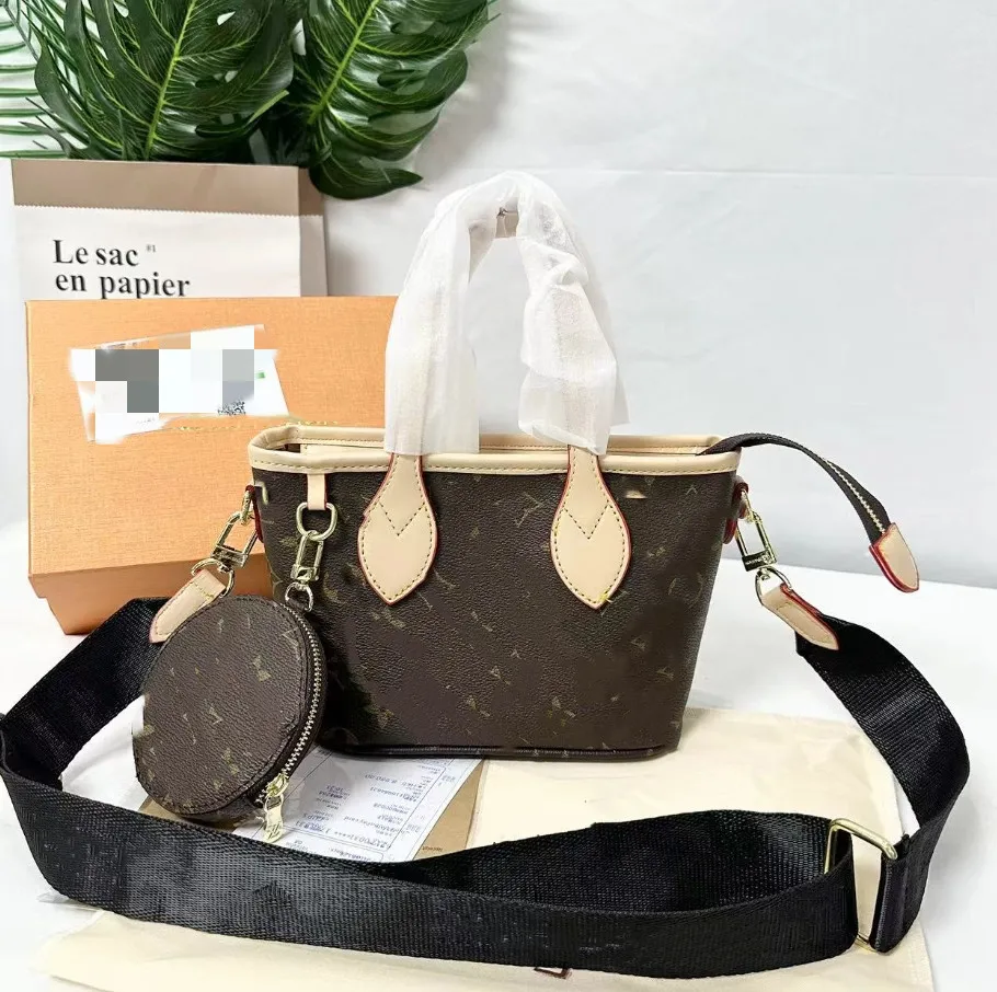 Nieuwe Tote Tassen Presbyopische stof enkele schouderbrede riem crossbody tas dames draagbare tweedelige damestassen groothandel