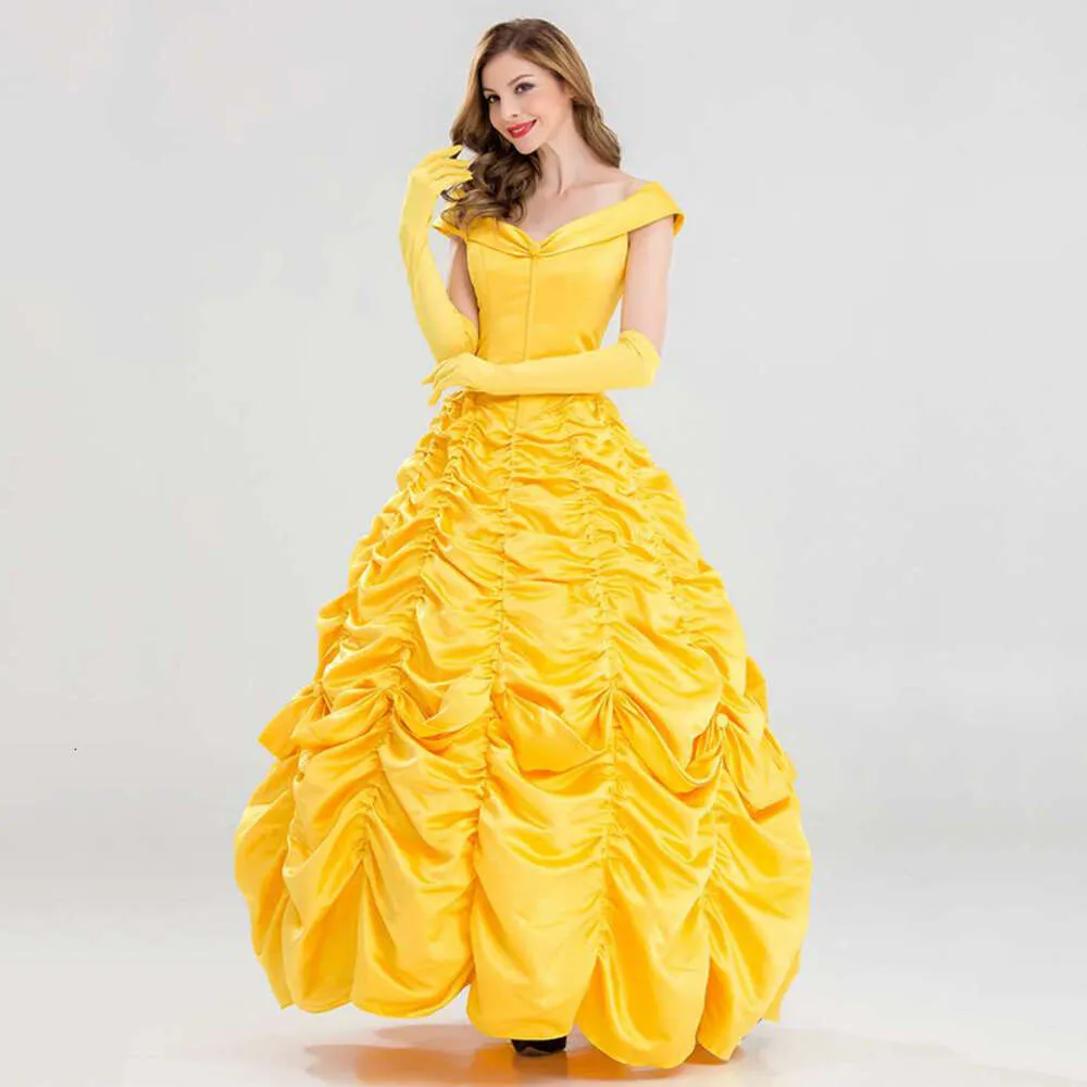 Unisex Acrylic Broadcloth Full Sleeve Cosplay Costume Yellow Dress For Halloween Party | DHgate Unisex Acrylic Broadcloth Full Sleeve Cosplay Costume Yellow Dress For Halloween Party | DHgate