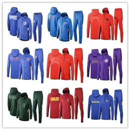 2020 SS New International Top Basketball Uniform Zipper Training Uniform Suit Bull # Raptors Basketball Hooded Training Uniform Wi2518