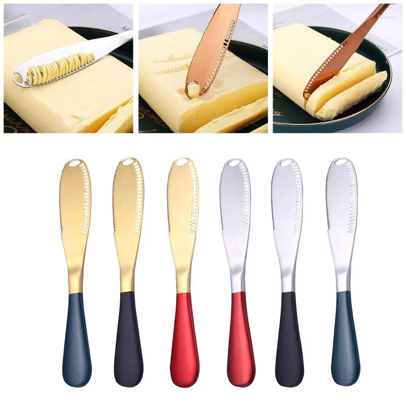 Knivar multifunktion rostfritt stål smör cutter ost sylt grädde spridningsredskap för köksgadgets tillbehör