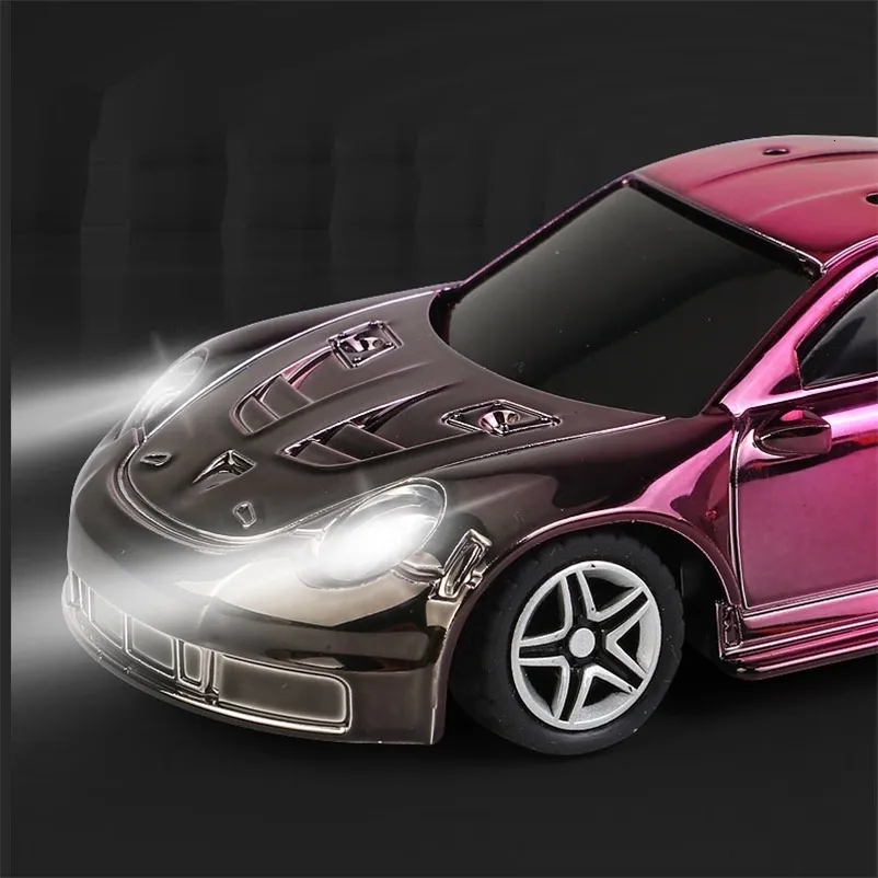 Mini Gold Plated Rc Drift Brushless With Lights 2.4G Radio Remote