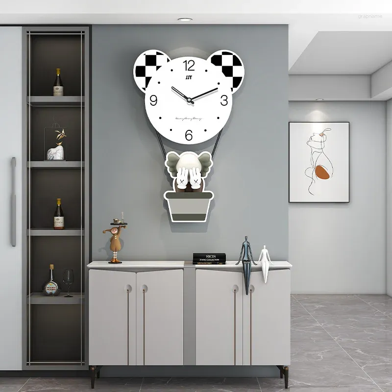 Relojes De Pared Reloj De Dibujos Animados Simple Habitaci n De