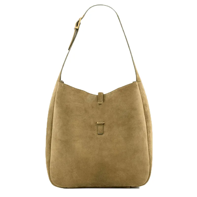 Sac À Main Hobo En Daim Sac À Main Seau En Cuir – Sac À