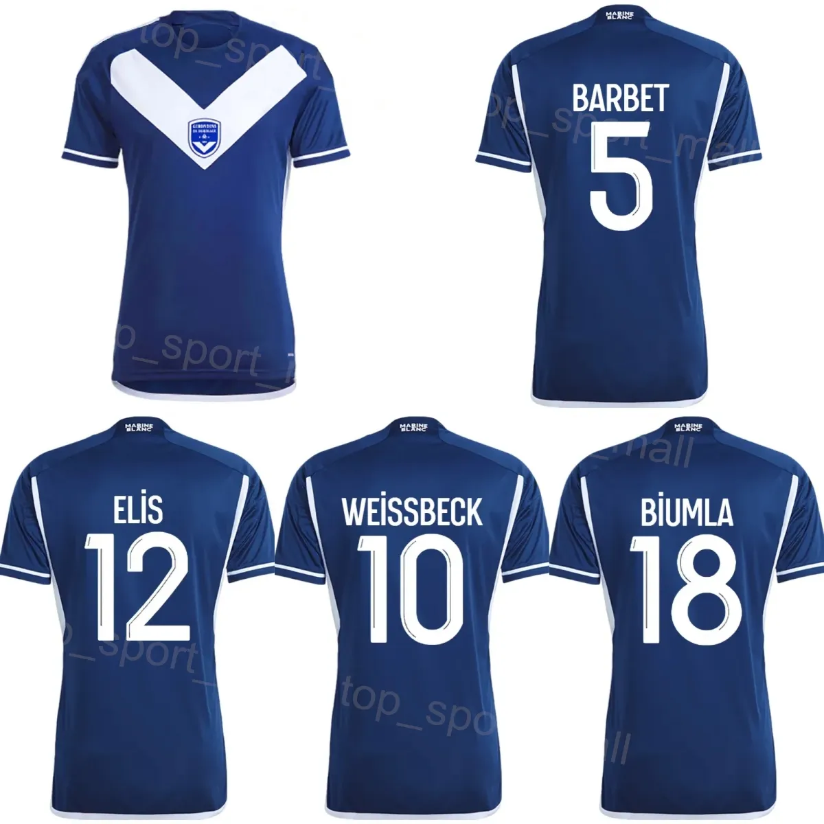 Girondins De Bordeaux 23 24 Soccer Jersey Custom Name Number Girondins De Bordeaux 23 24 Soccer Jersey Custom Name Number