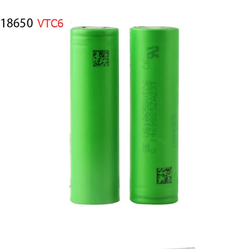 VTC6 18650VTC6 3000 MAH 3.7V 18650 전력 리튬 배터리 높은 배율