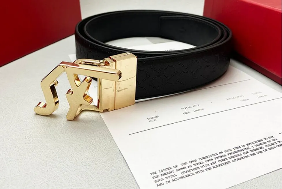 Designer Mens Belt Buckle Valentine Christmas Day Gift Fashion Läder Midjeband Woman Designer Belts For Man Designer