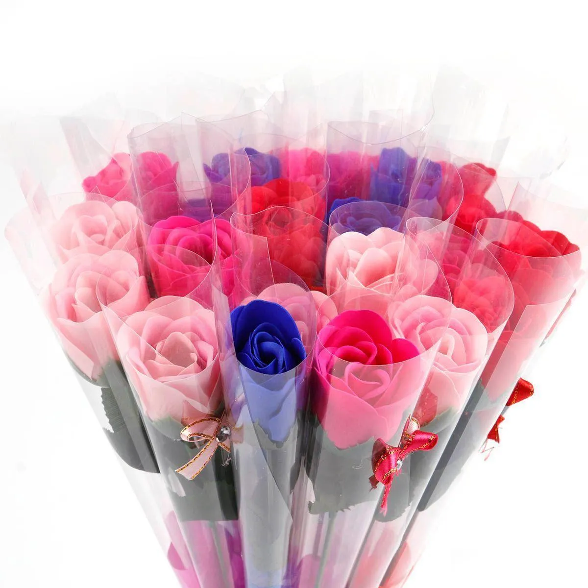 Handgemaakte zeep Rose Flower Handgemaakte zeep met kristallen Bruiloftsbedankjes Valentijnsdag Cadeau Moederdagcadeaus Leraren Drop Delivery Gezondheid Dhxf1