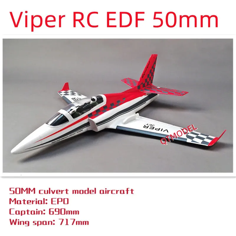 Aircraft Modle Viper 50mm Ducted Culvert Epo EDF Jet Electric Remote Control Model RC Plane 231021