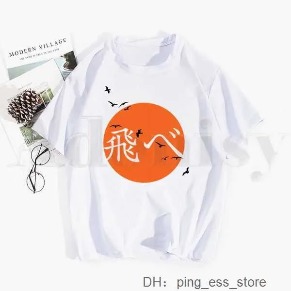 T-shirts voor heren T-shirts voor heren Haikyuu Haikyu Manga Nishinoya Yuu Oikawa Tooru Tops Tees Heren Dames Casual shirt met korte mouwen Streetwear Grappige zomer 3FGS