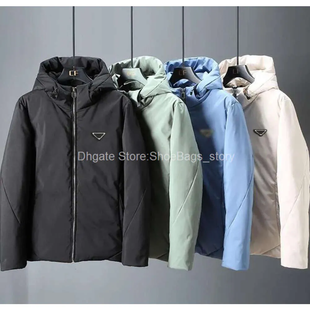PRA Hooded Down Winter Luxury Goods Designer Brand Outdoor Sports Down