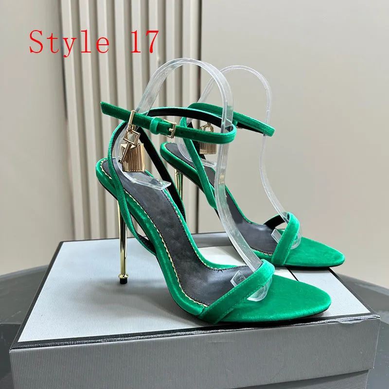 Damen-Sandalen, französische spitze Zehen-Schuhe mit hohen Absätzen, dünner Absatz, Luxus-Designer-Brief-High-Heel-Frauen, Runway-spitze Zehen-niedriger Damen-Markenschuh