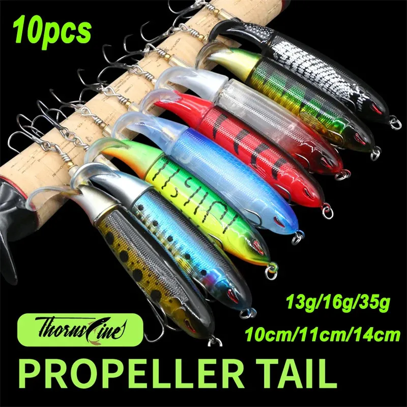 Baits Lures 10Pcs Minnow Fishing Lure 1114cm 13g15g35g Crankbaits For Floating Wobblers Pike Shads Tackle 231023