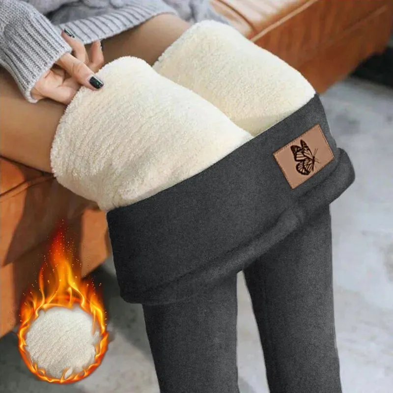 Winter Warm Womens Thermal Warm Leggings For Winter With Velvet Socks And  Thicken Stocking Elastic Fleece Lined Pantyhose Tights 231021 From Zhao04,  $8.95