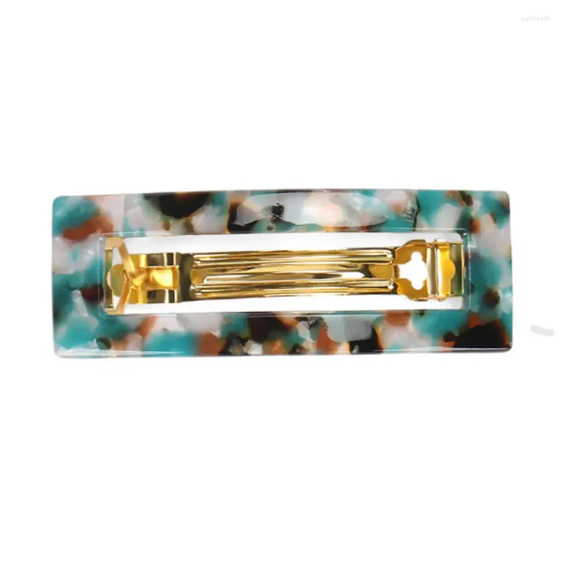 Pinces à cheveux rectangulaires, Barrettes à Clip pour femmes et filles, accessoire assez fin, ornement, bijoux diadème, bureau, carrière, danse