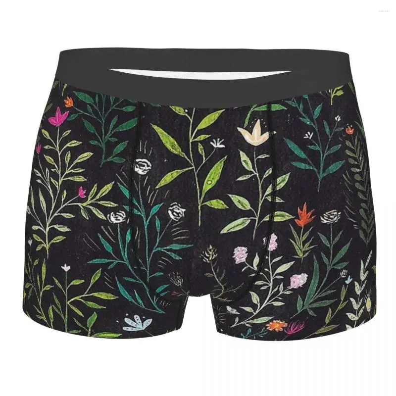 Slips Midnight Garden Homme Culottes Sous-vêtements masculins Ventiler Shorts Boxer Briefs